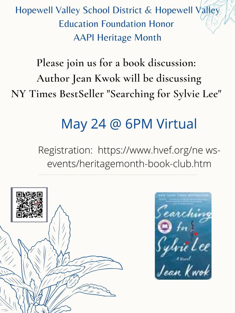 Flyer for Jean Kwok Book Talk