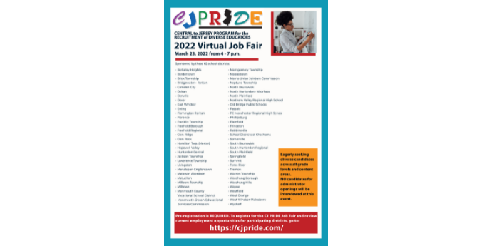 Flyer for CJ Pride Virtual Job Fair