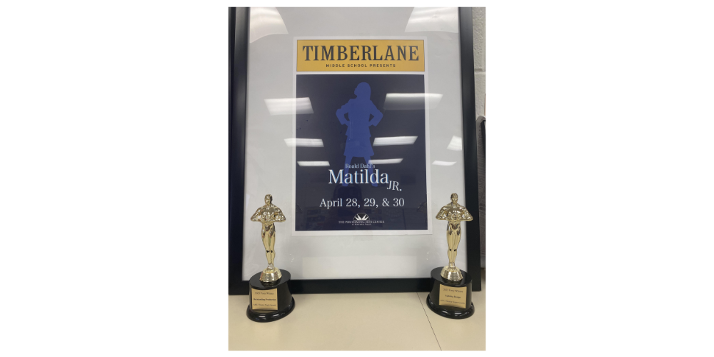 Image of Awards Received by Timberlane for the Play Matilda