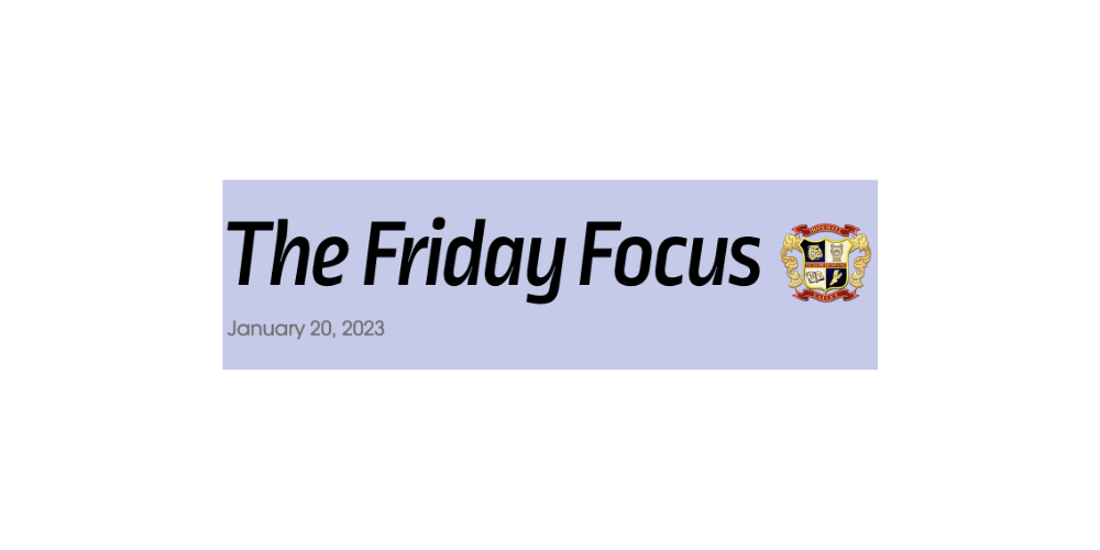 The Friday Focus for January 20,  2023