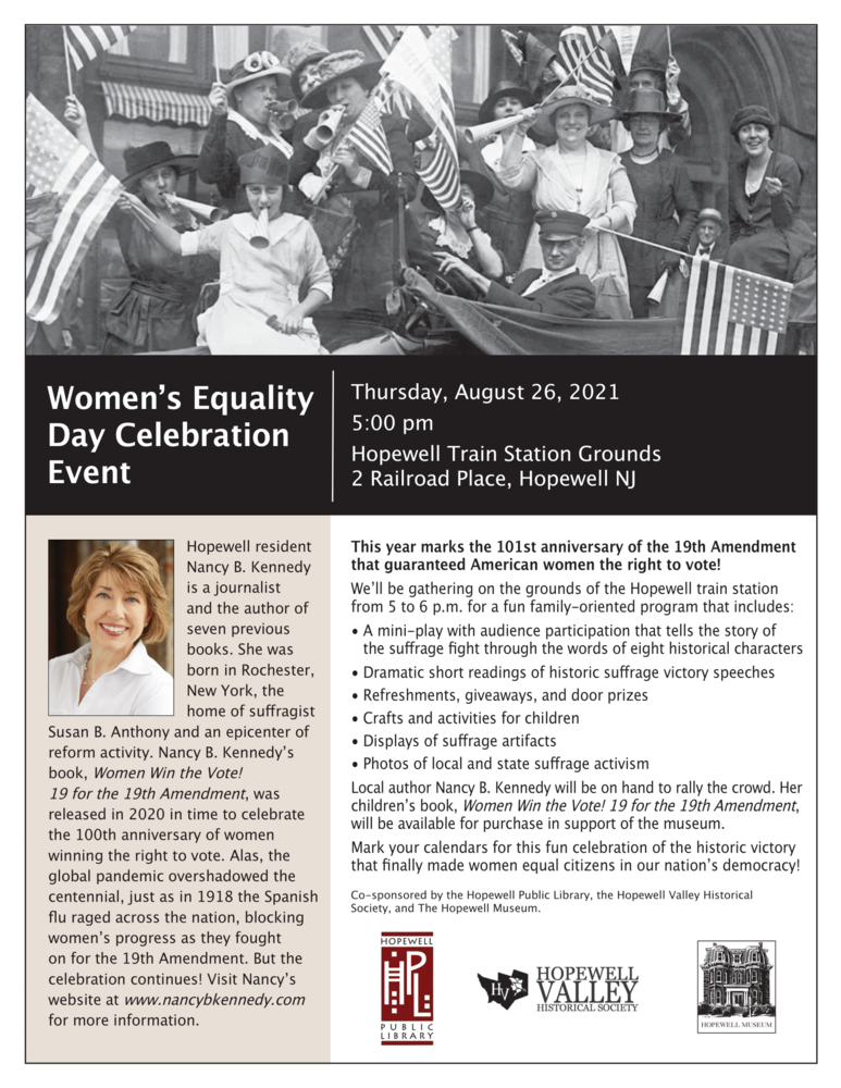 Women's Equality Day Celebration Event Flyer