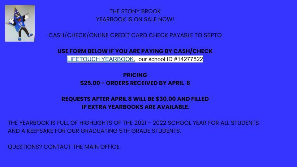 Yearbook Information